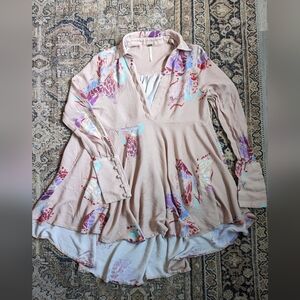 Free People Field Of Butterfly's Tunic